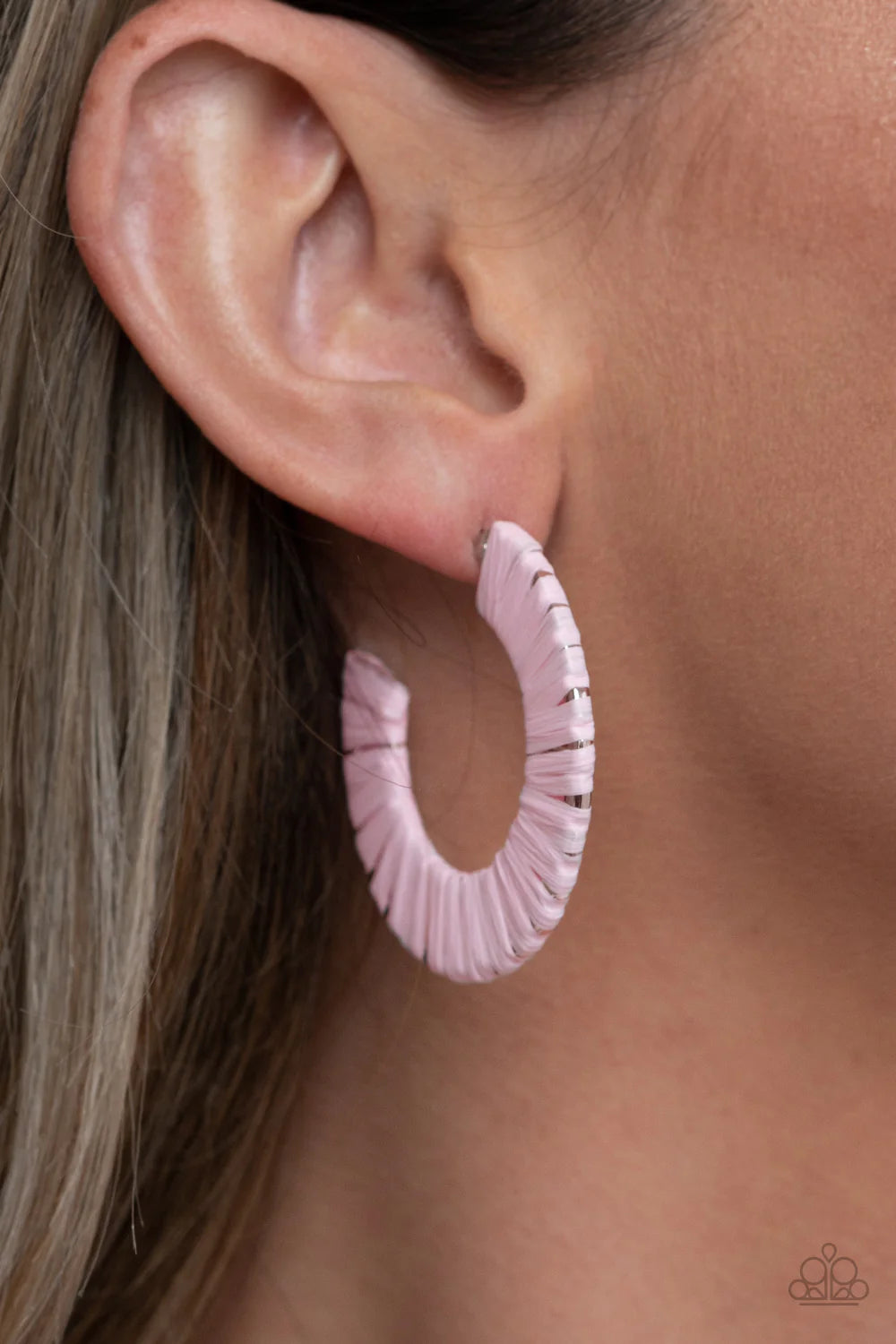 A Chand of RAINBOWS Pink Paparazzi Earrings