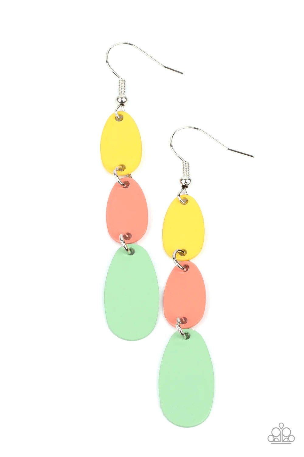 Rainbow Drops Multi Paparazzi Earrings