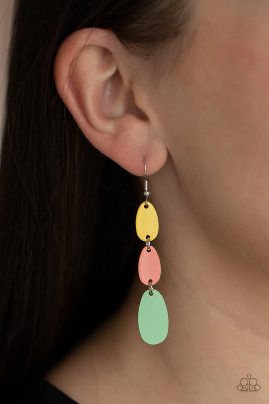 Rainbow Drops Multi Paparazzi Earrings
