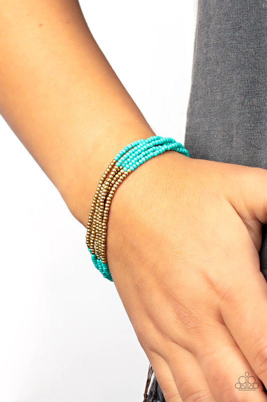 BEAD Bold Blue Paparazzi Bracelet