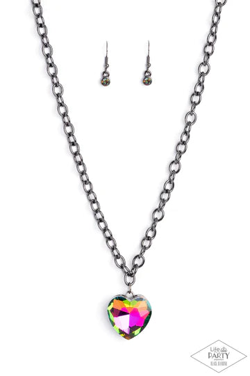 Flirtatiously Flashy Multi Paparazzi Necklace