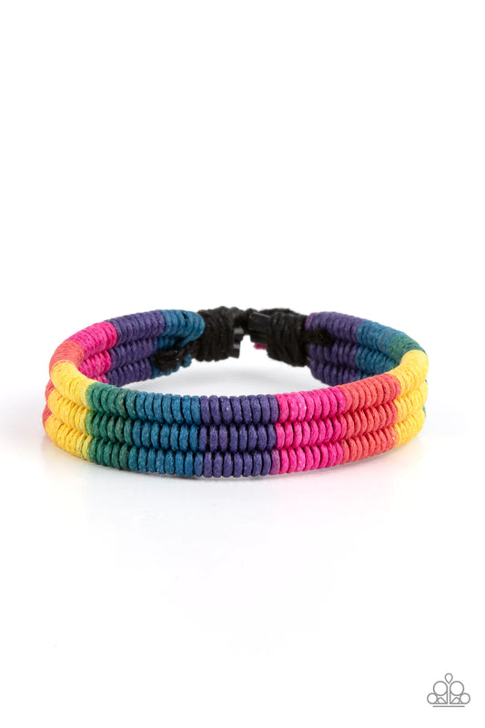 Rainbow Renegade Multi Paparazzi Bracelet