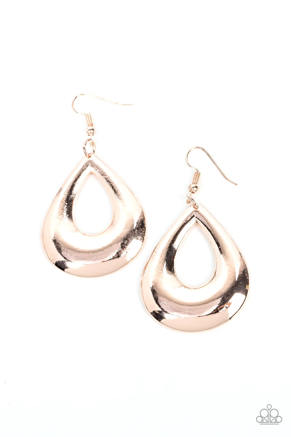 Laid-Back Leisure Rose Gold Earrings