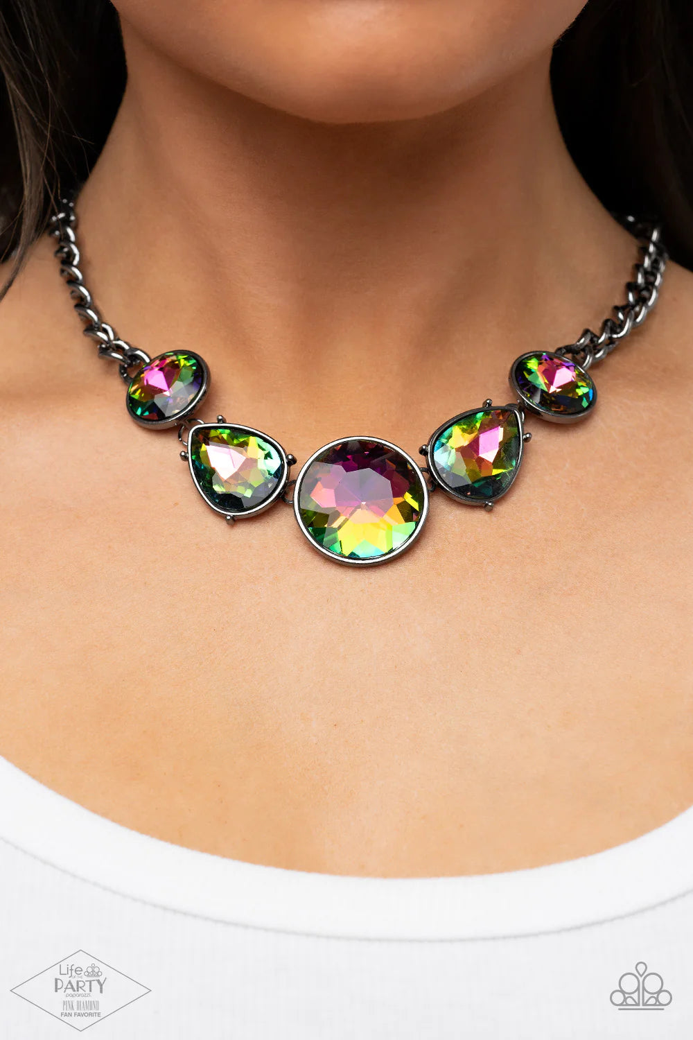 All The World's My Stage Multi Life of the Party Necklace