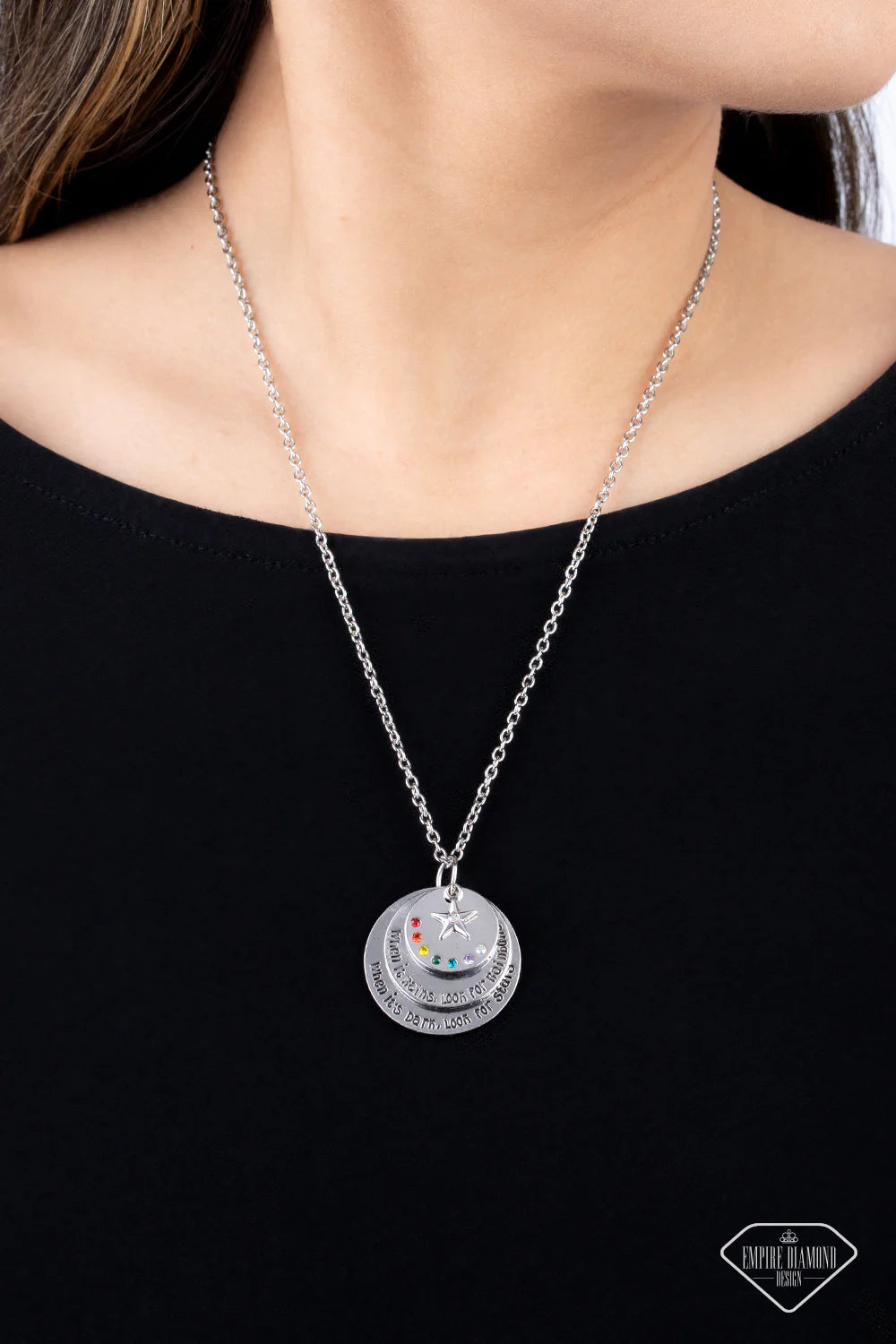 Always Looking Up Multi Empire Diamond Exclusive Necklace