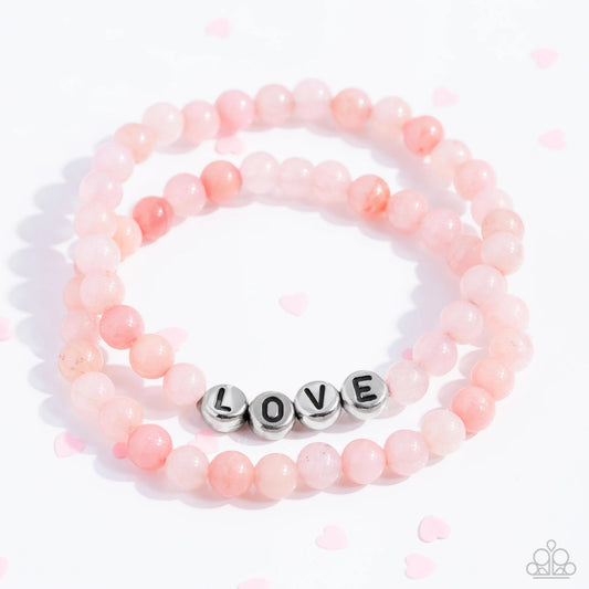 Devoted Dreamer Pink Paparazzi Bracelet