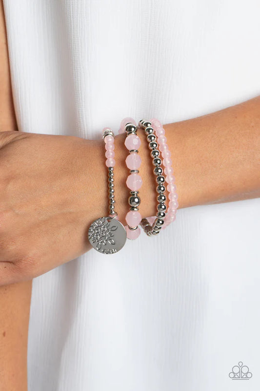 Surfer Style Pink Paparazzi Bracelet