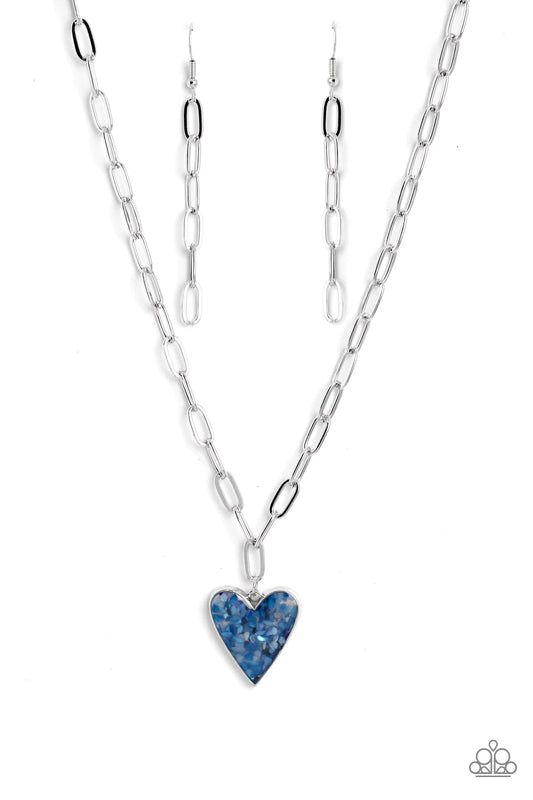 Kiss and SHELL Blue Paparazzi Necklace