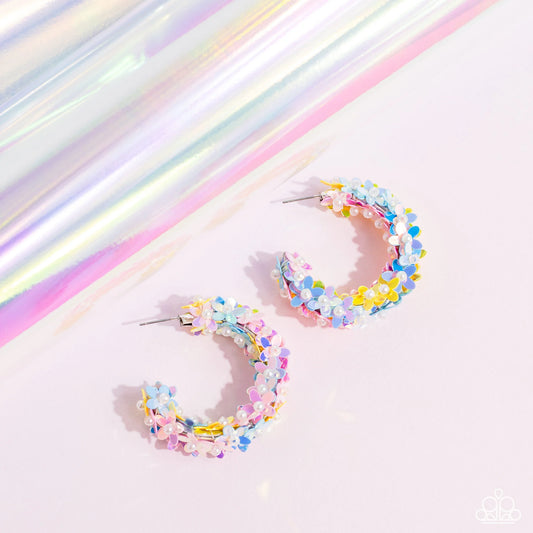 Fairy Fantasia Multi Paparazzi Life of the Party Earrings
