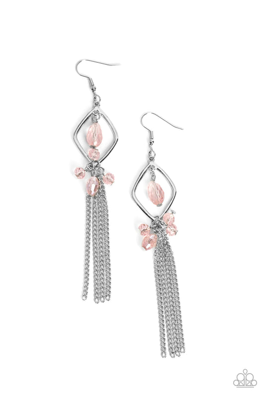 Effulgent Era Pink Earrings