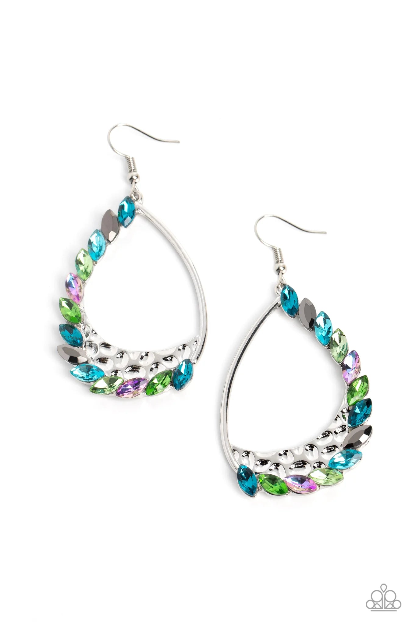 Looking Sharp Multi Paparazzi Earrings