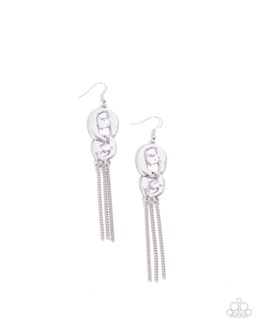 Wild Welcome - White Earrings 