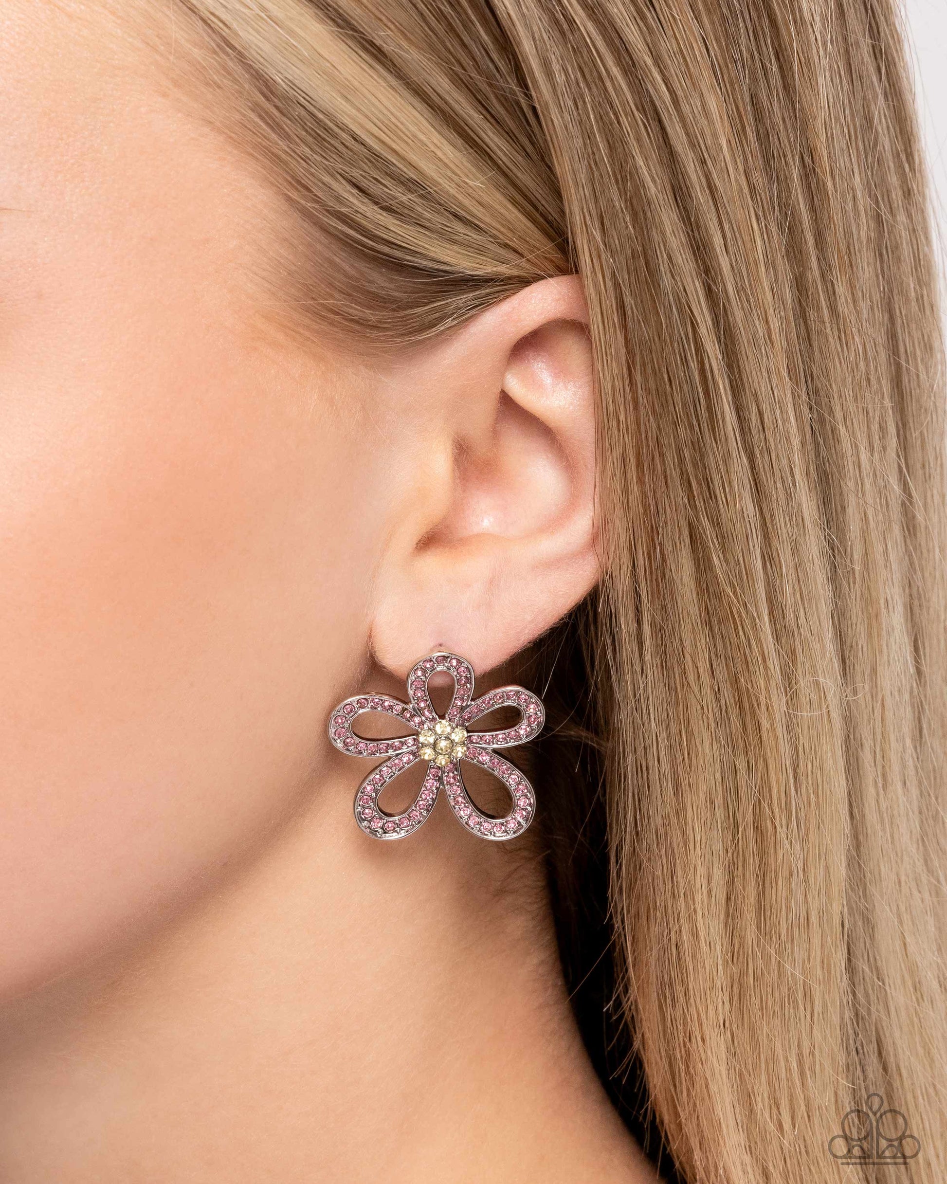 Blooming Belle - Pink Earring