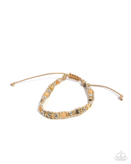 Mesmerizing Motif - Yellow Bracelet