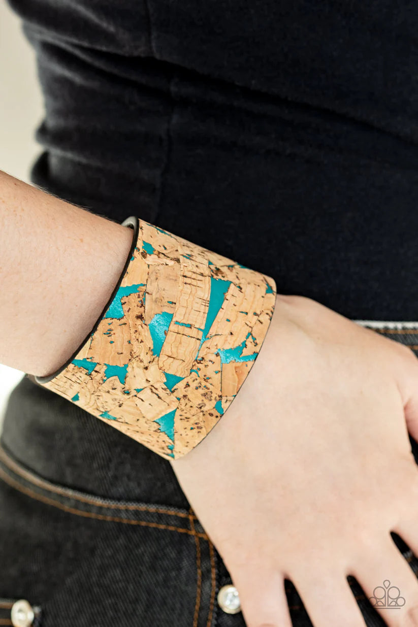Cork Congo Blue Bracelet