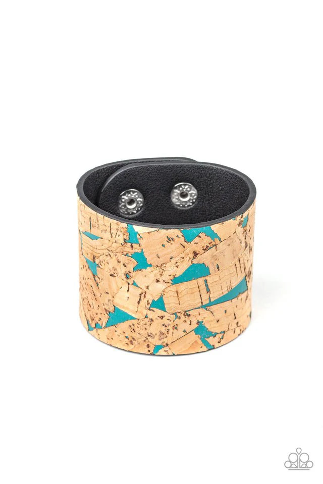 Cork Congo Blue Bracelet