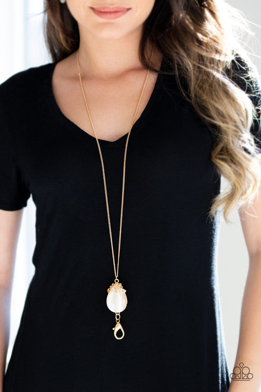 Nightcap and Gown - Gold Lanyard Necklace