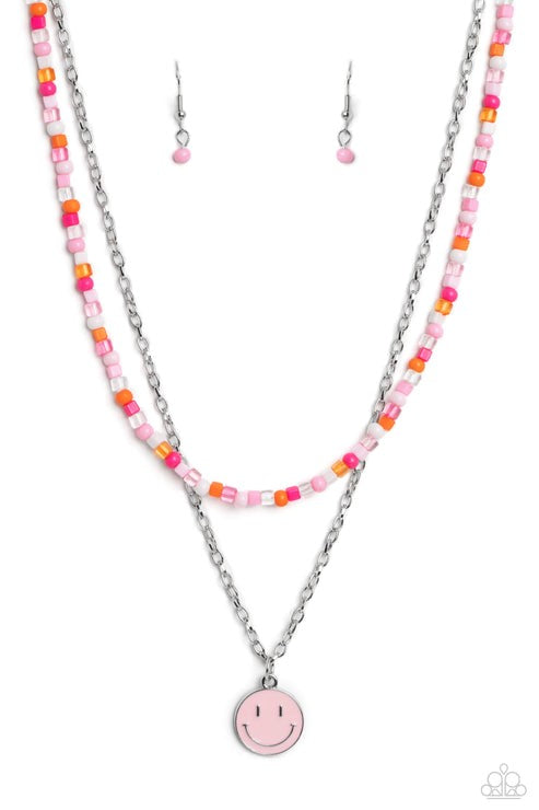 High School Reunion Pink Paparazzi Necklace