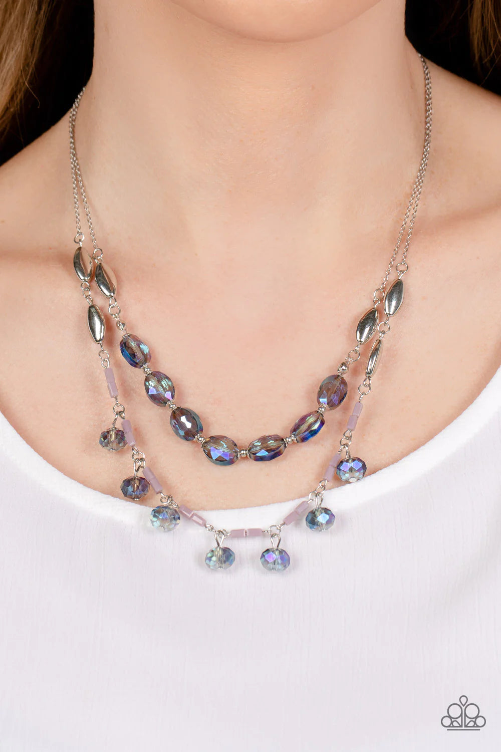 Sheen Season Blue Paparazzi Necklace