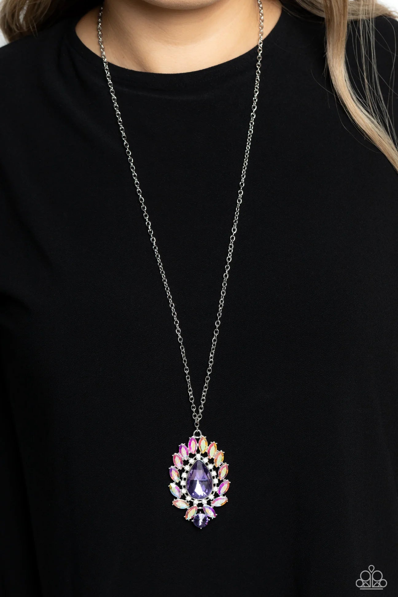 Over the TEARDROP Purple Paparazzi Necklace