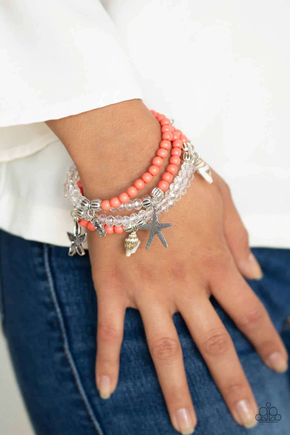 Ocean Breeze Orange Paparazzi Bracelet