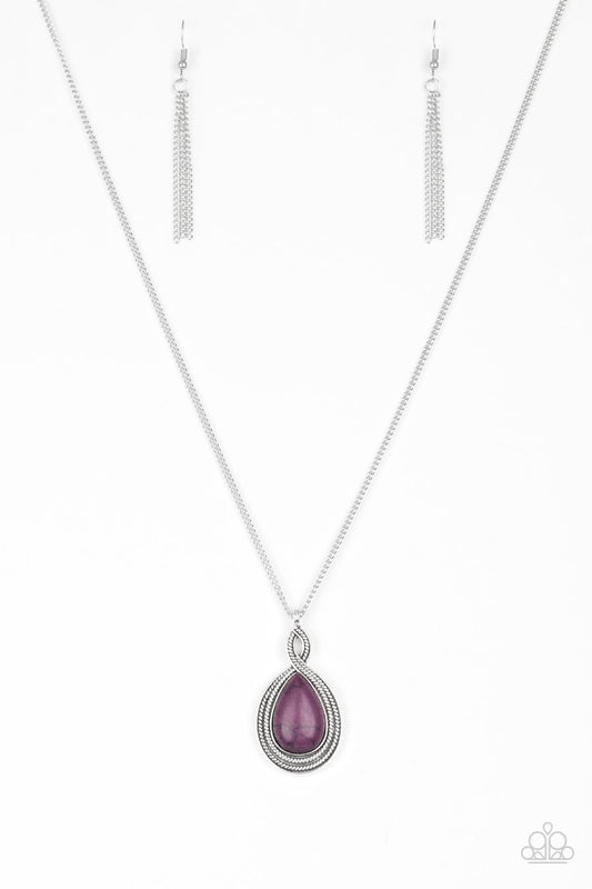 Rancho Rustler Purple Paparazzi Necklace
