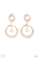 Regal Revel Gold Paparazzi Clip On Earrings