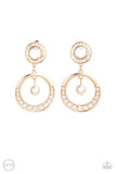 Regal Revel Gold Paparazzi Clip On Earrings