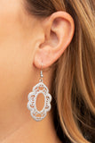 Mantras and Mandalas White Paparazzi Earrings