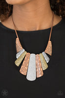 Untamed Copper Paparazzi Blockbuster Necklace