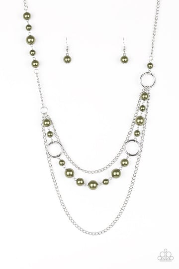 Party Dress Princess Green Paparazzi Necklace