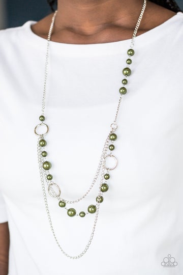 Party Dress Princess Green Paparazzi Necklace