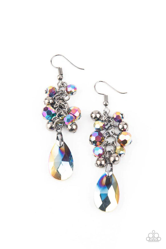 Before and AFTERGLOW - Multi Paparazzi earring