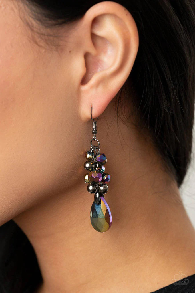 Before and AFTERGLOW - Multi Paparazzi earring