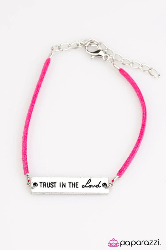 Have Faith - Pink Paparazzi Bracelet