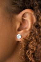 Just In TIMELESS - Gold Paparazzi Blockbuster Earrings