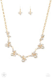 Toast To Perfection - Gold Paparazzi Blockbuster Necklace