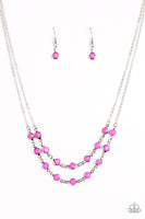 Summer Girl Purple Paparazzi Necklace