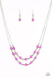 Summer Girl Purple Paparazzi Necklace