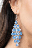 With All DEW Respect - Blue Paparazzi Earring