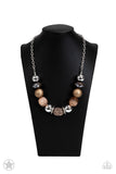 A Warm Welcome Copper Paparazzi Blockbuster Necklace