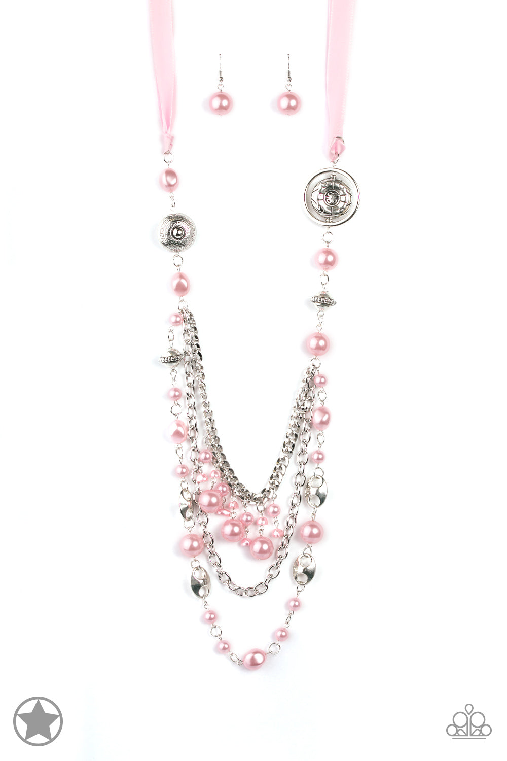 All The Trimmings - Pink Paparazzi Blockbuster Necklace