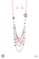 All The Trimmings - Pink Paparazzi Blockbuster Necklace