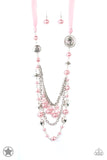 All The Trimmings - Pink Paparazzi Blockbuster Necklace