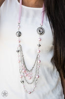 All The Trimmings - Pink Paparazzi Blockbuster Necklace