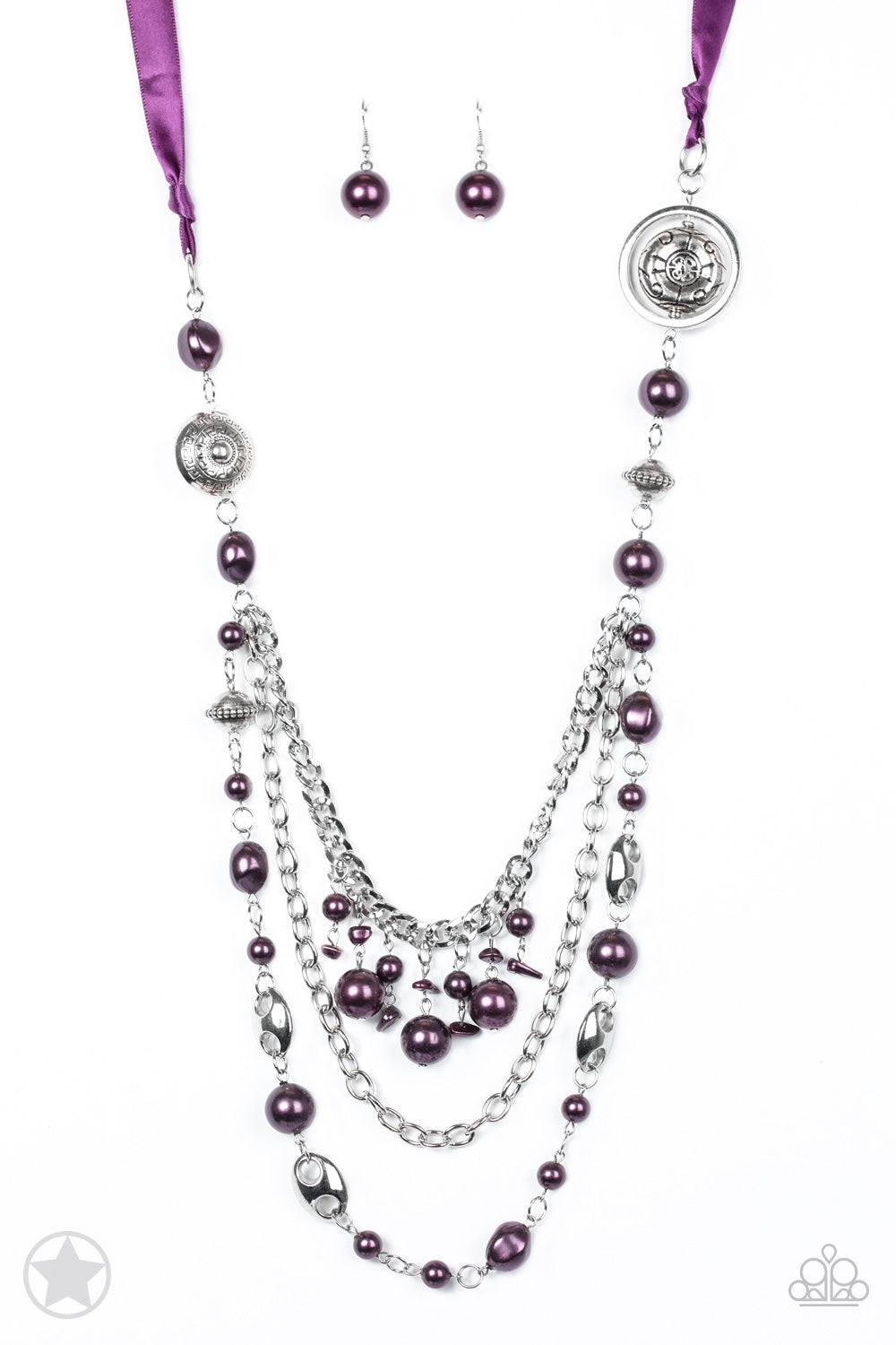 All The Trimmings - Purple Paparazzi Necklace