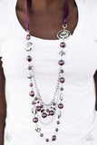 All The Trimmings - Purple Paparazzi Necklace