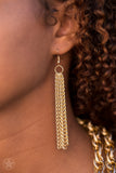SCARFed for Attention - Gold Paparazzi Necklace