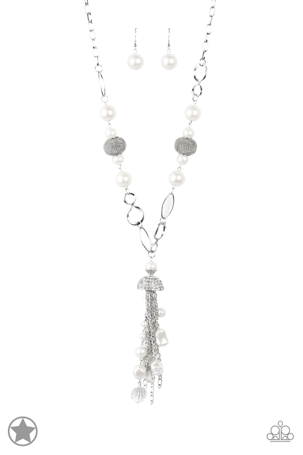 Designated Diva - White Paparazzi Necklace
