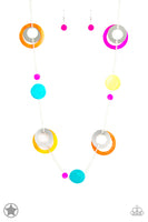 Kaleidoscopically Captivating Paparazzi Block Buster Necklace